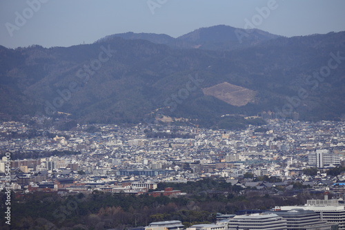 京都市内の遠景