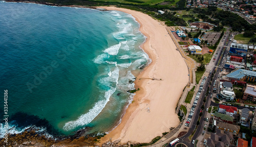 aerial view of Maroubra beach