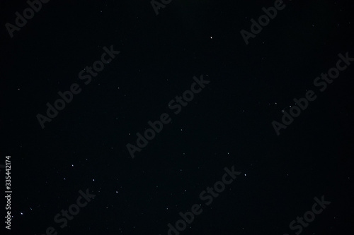 Blue Sky with stars and clouds