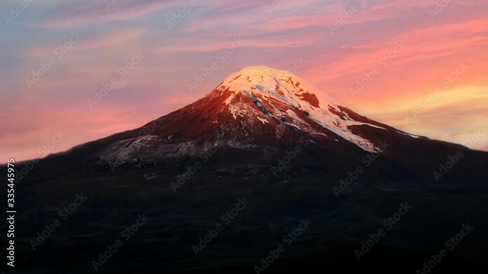 Chimborazo volcano, highest place on earth. Ecuador Chimborazo volcano, highest place on earth. Ecuador
