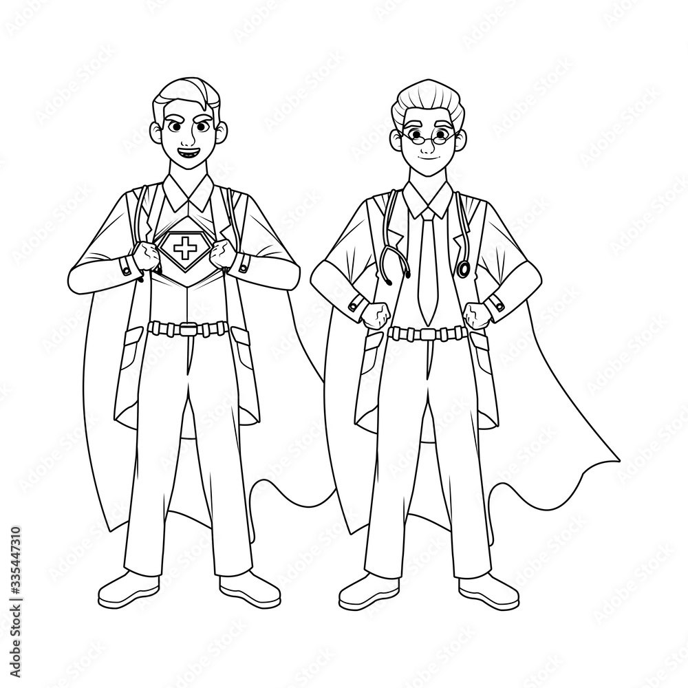 super doctors with hero cloak and shield vs covid19
