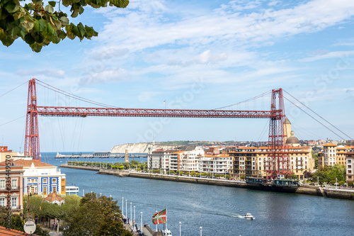 Vizcaya Bridge world patrimony and icon by Unesco. photo