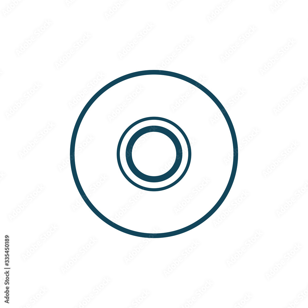 CD, DVD icon CD, DVD icon