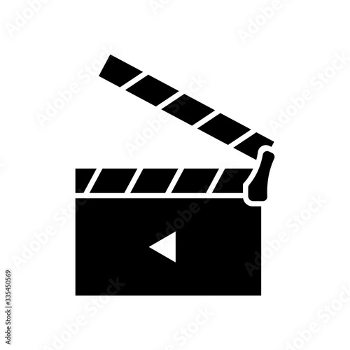 Clapper icon vector illustration