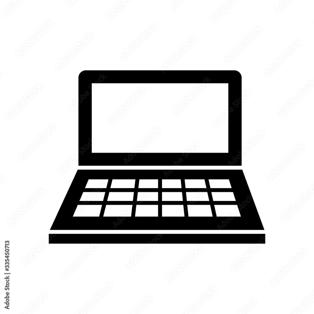 Laptop icon illustration Laptop icon illustration
