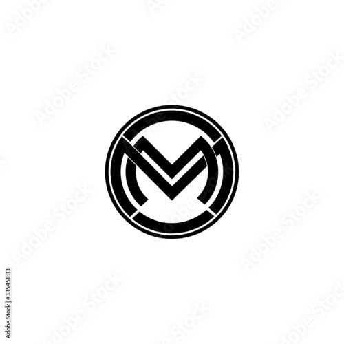 mmc letter original monogram logo design