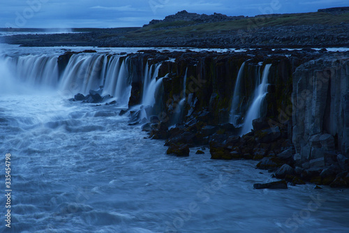 Detifoss waterfall in Iceland summer