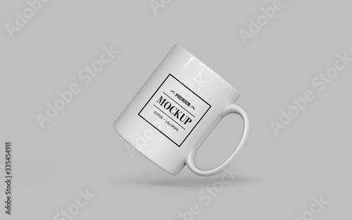 Realistic Mug Mockup, Fully Editable, Easy to Replace the Artwork, Easy to Change Colour