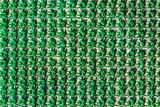 The surface of a green massage mat close-up.