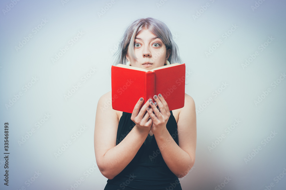 The woman with the book The woman with the book