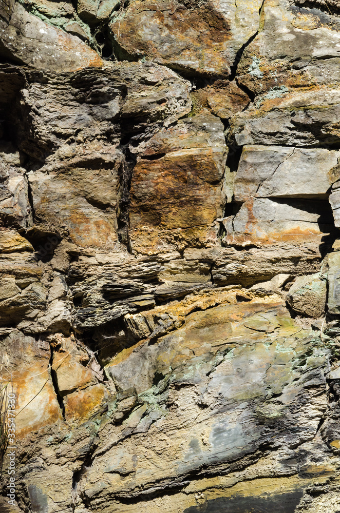 Fototapeta premium Natural shale rock background
