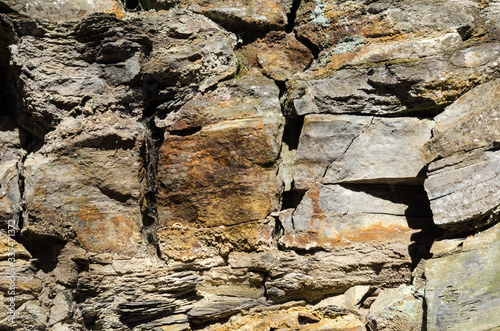 Background of natural schist rock