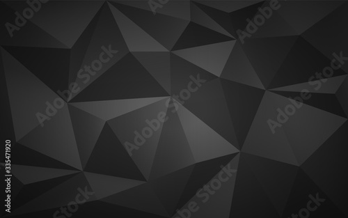 3d low poly dark background.