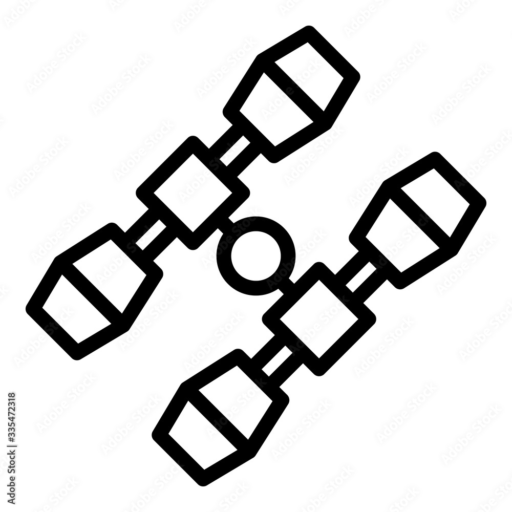 Wireless satellite icon. Outline wireless satellite vector icon for web design isolated on white background