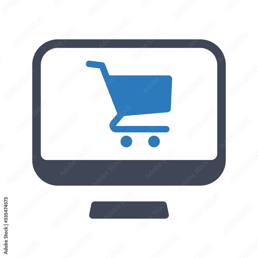 Online shopping icon Online shopping icon