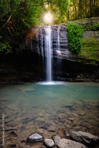 Buderim Falls in Sunshine Coast  Queensland Australia