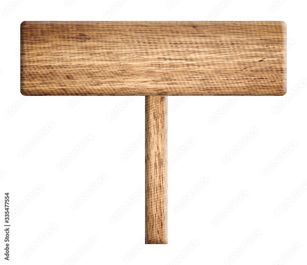 wooden sign isolated on white wooden sign isolated on white