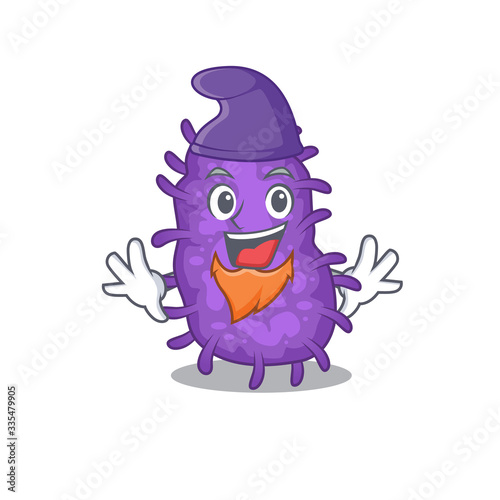 Cute picture of bacteria bacilli in Elf cartoon design