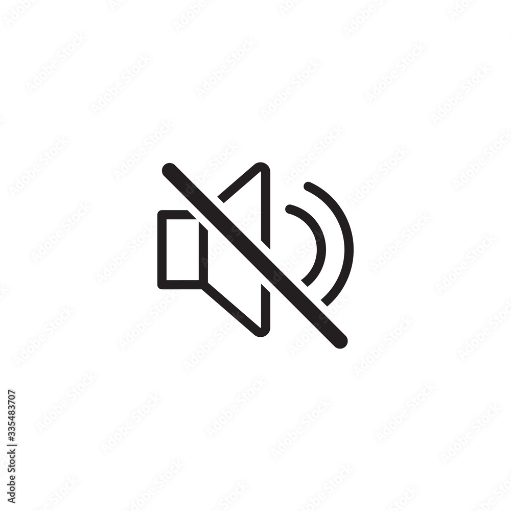 Sound Off Icon Vector Design Flat Style Symbol. Mute Button Speaker Icon. speaker mute icon ui vector. Audio speaker closed icon vector Sound Off Icon Vector Design Flat Style Symbol. Mute Button Speaker Icon. speaker mute icon ui vector. Audio speaker closed icon vector