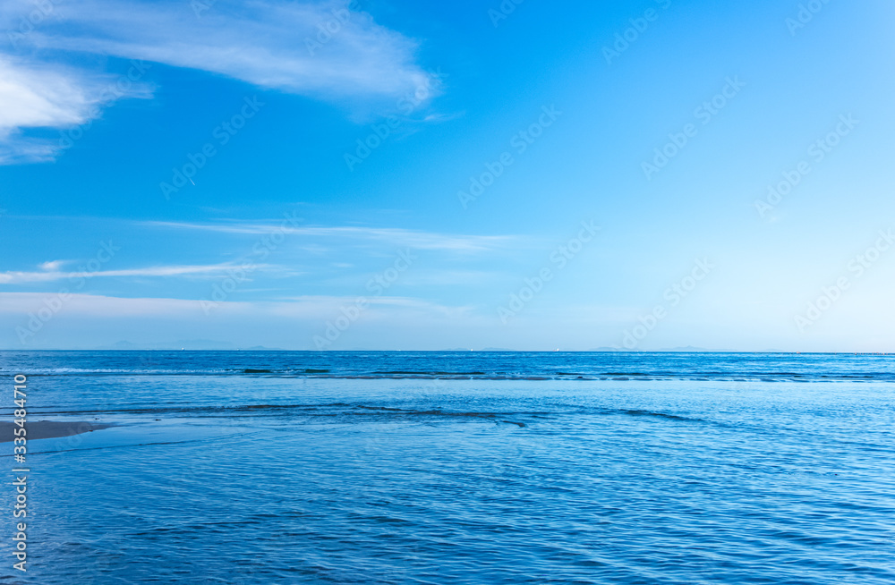 blue sky and sea