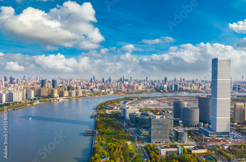 City Scenery of Pudong New Area, Shanghai, China