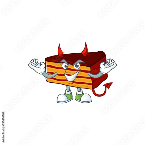 A picture of devil dobos torte cartoon character design