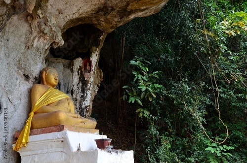 Pak Ou Buddha-Höhlen am Mekong, Laos