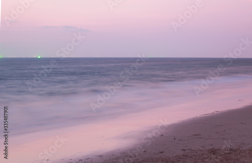  landscape. Of the sea and evening sky