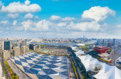 Scenery of Expo City in Shanghai, China
