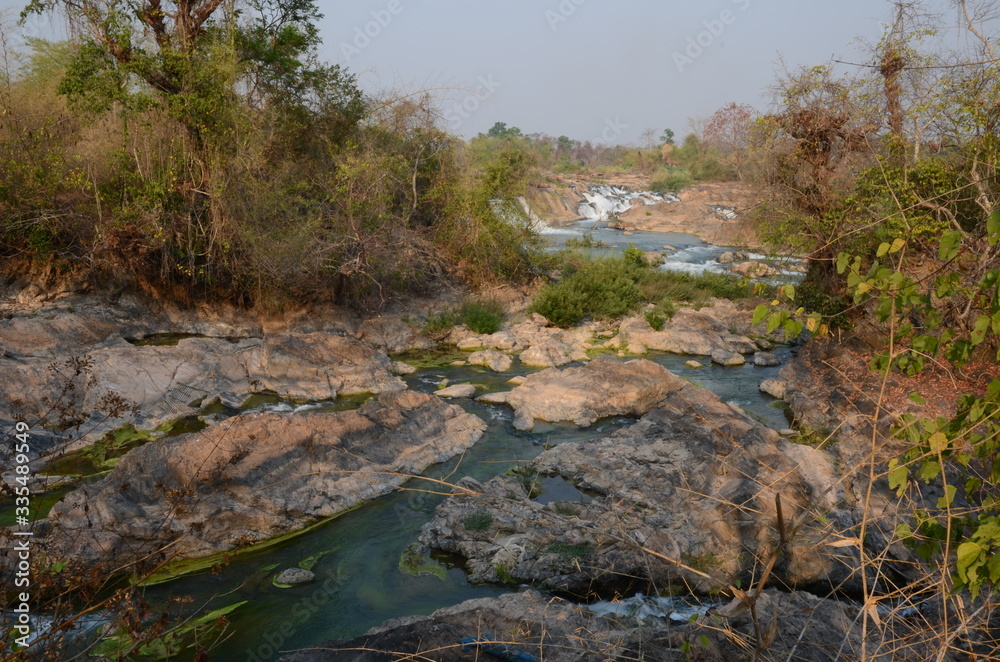 Mekong,Wasserfälle bei Muang Khong, Laos Mekong,Wasserfälle bei Muang Khong, Laos