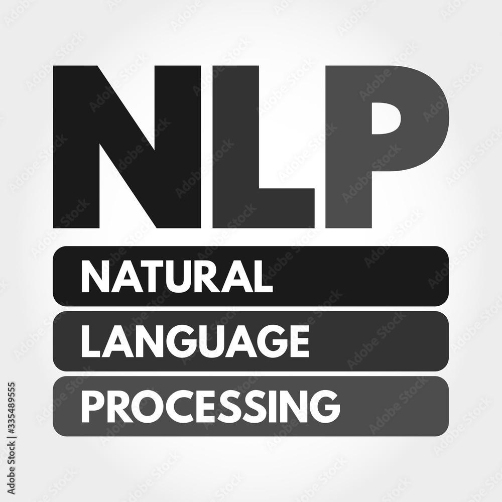 NLP - Natural Language Processing acronym, concept background