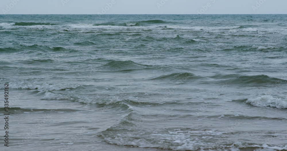 Sea ocean water wave on beach Sea ocean water wave on beach