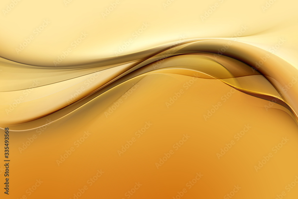 Modern wave abstract luxury gold background.  - obrazy, fototapety, plakaty 