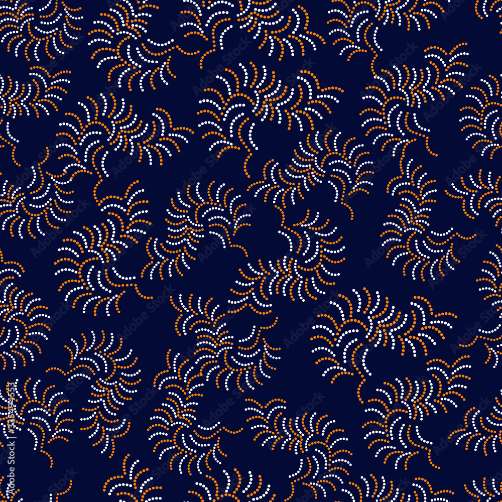 seamless pattern with flowers
