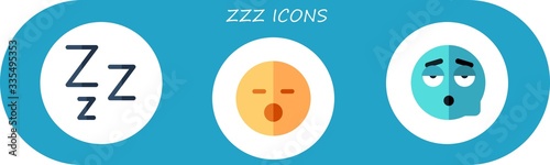 zzz icon set