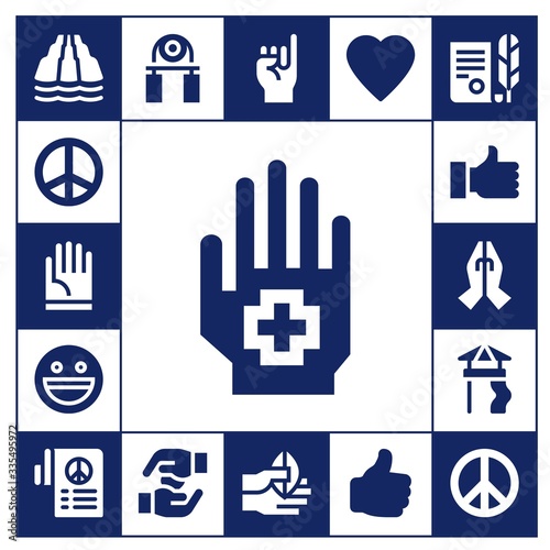 gesture icon set