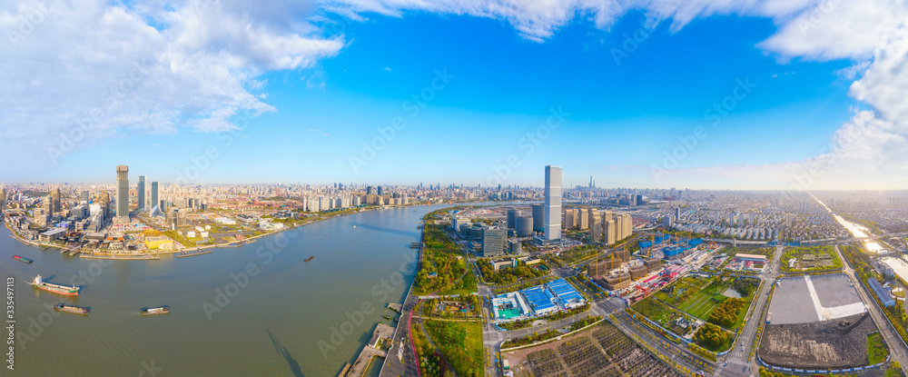 City Scenery of Pudong New Area, Shanghai, China