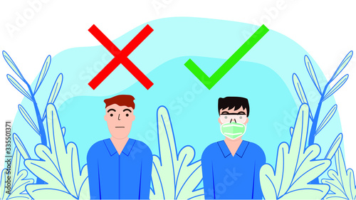 Coronavirus disease COVID-19 advice for the public: how to use masks, wear a mask if you are taking care of a person with suspected 2019-nCoV infection.how to wear a protective mask correctly