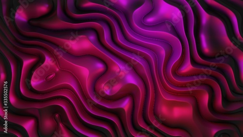 Abstract colorful shape 3d rendering background.