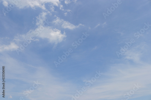 Fototapeta Naklejka Na Ścianę i Meble -  Beautiful Blue sky background with clouds