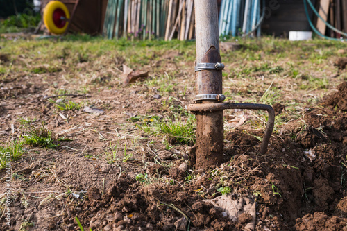 Wallpaper Mural Digging in the vegetables garden for the new season Torontodigital.ca