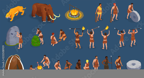 Primitive People Isometric Set
