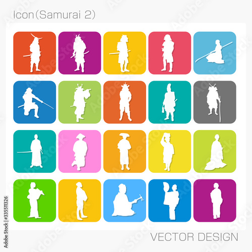 アイコン・サムライ（Samurai 1）Vector Design