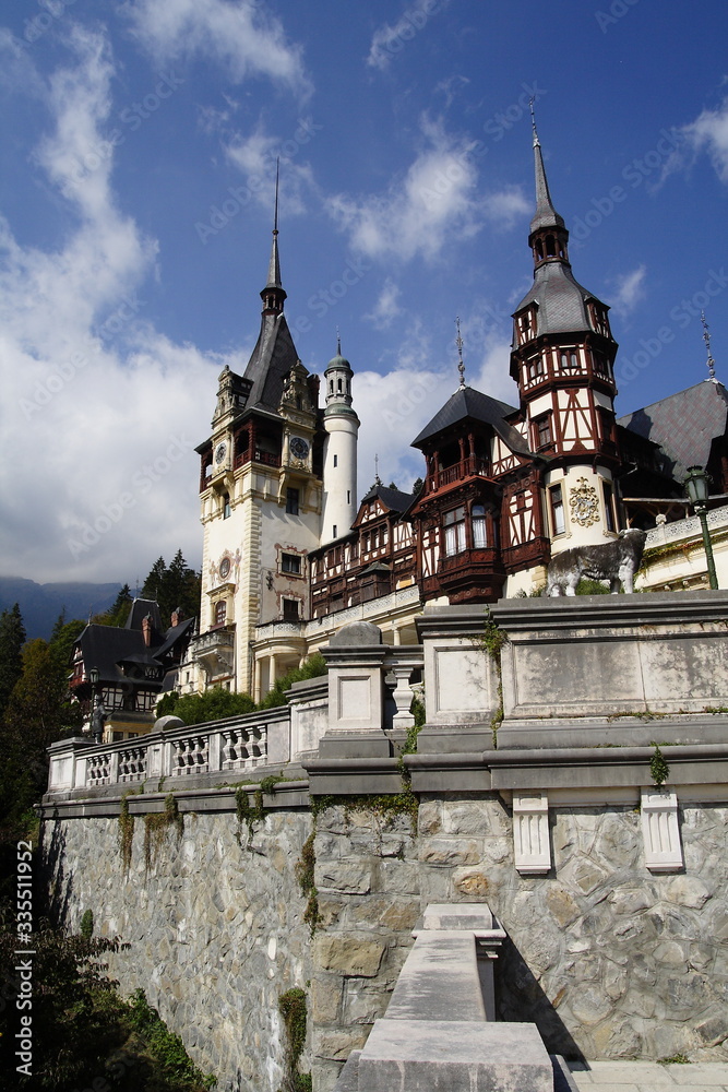 Peles Hohenzollern Castle in Sinaia