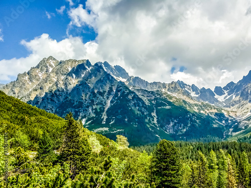 Tatra Mountains - mountain range on the border between Slovakia and Poland