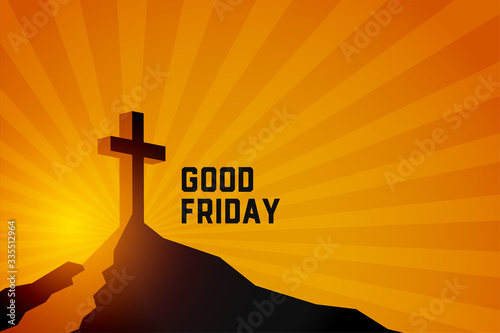 good friday resurrection of jesus christ scene background