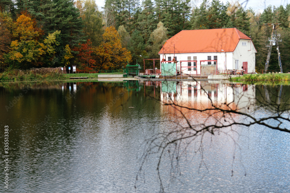 Obraz premium Elektrownia wodna