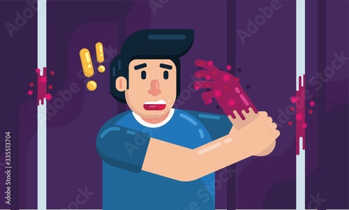 Beware the risk of touching your face