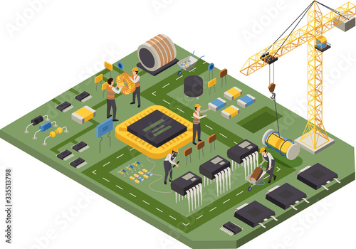Semiconductor Construction Site Composition