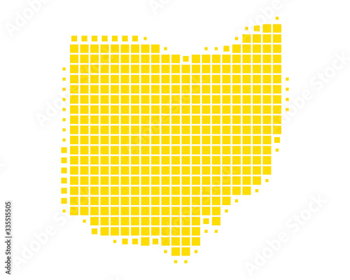 Karte von Ohio